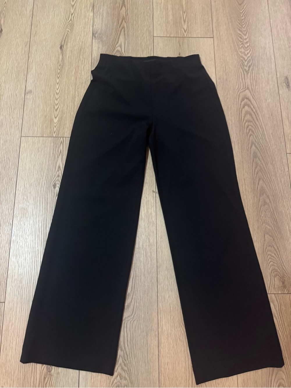 White House Black Market Black Wide-Leg Trousers